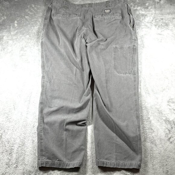 Columbia Cargo Pants Men’s 42x30 Gray Cotton Twill Utility Workwear Outdoor - Picture 7 of 14